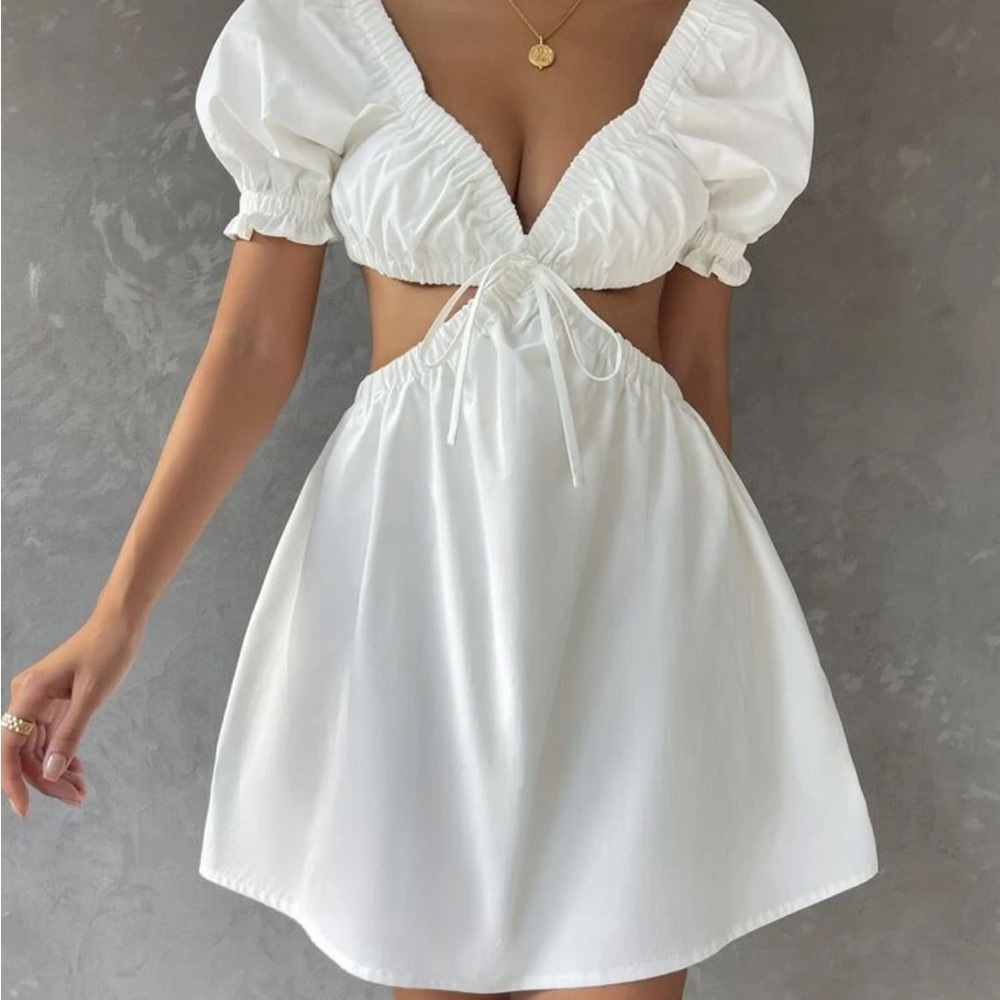 SheIn NWT White Sundress